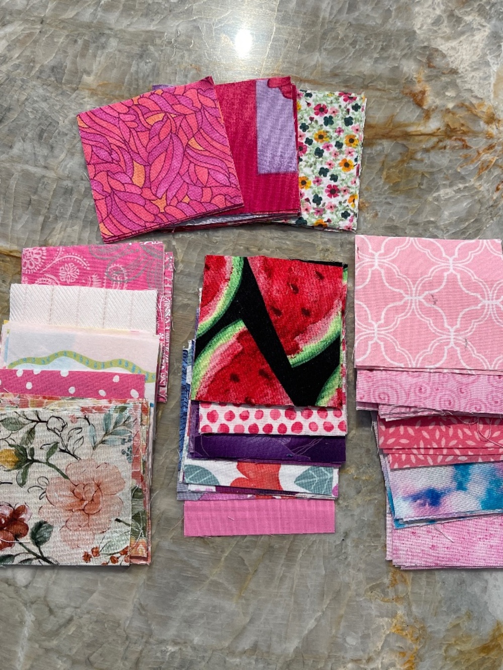 4" Inch Quilt Squares 126 Count